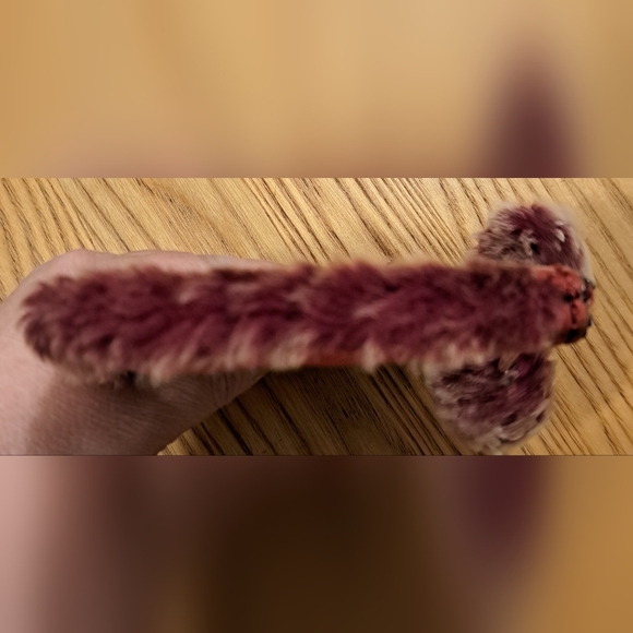 EUC Patricia Nash Burgundy Italian Sheepskin & Sherpa Casual Clutch Purse Bag - Picture 6 of 13